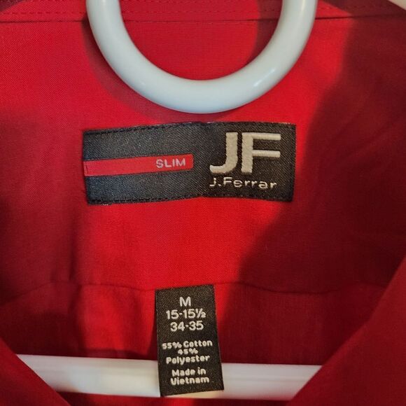 Men's JF J. Ferrar "Slim Fit" longsleeve button-down shirt - Picture 4 of 5